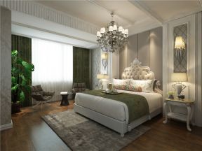 华侨城230平米复式简欧风格卧室装修案例