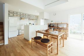 日式风格家庭餐厅装修设计效果图片