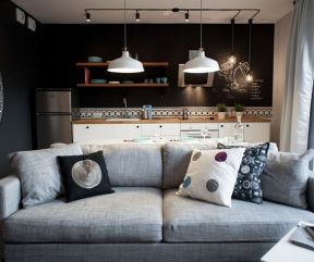 2023北欧风格客厅布艺沙发图片