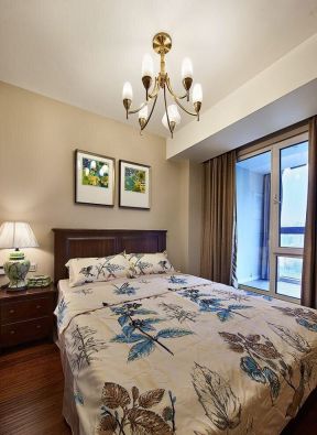 盛唐城150平米简美风格卧室装修案例