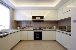天伦湾115平米三居室现代风格厨房装修效果图