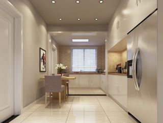 通善坊现代简约120平三居室厨房装修案例