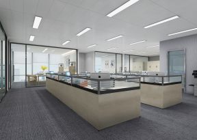 办公室灯具装修效果图片 现代办公室设计装修 