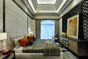 古典中式风格卧室装修 2020新中式风格卧室图片 2020中式风格卧室装饰柜图片