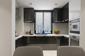 水榭花城120平米三居室欧式风格厨房装修效果图