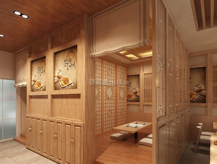 韩式餐厅包房设计