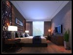 丽景蓝湾150平米三居室中式风格装修效果图