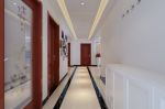 京港国际120平米三居室现代风格装修玄关效果图