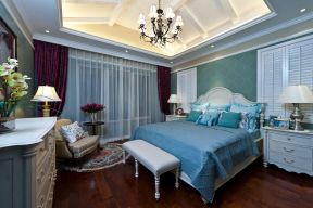 2020地中海风格卧室床装修效果图片 2020地中海风格卧室家居装修效果图