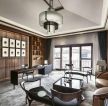 中国古典风格别墅书房沙发图片