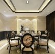 中国古典风格餐厅餐桌餐椅图片