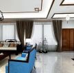 新中式风格客厅沙发茶几装修效果图