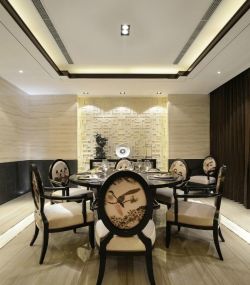 中国古典风格餐厅餐桌餐椅图片