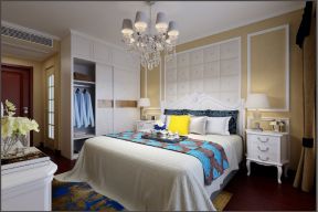 香林漫城125平米四居室中式风格卧室装修效果图