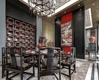 中国古典风格餐桌椅设计造型图片
