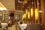 国际金融大夏银丰餐厅400平中式墙面装修案例