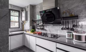 时尚现代厨房置物架搭配设计效果图片
