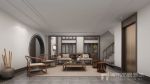 640平新中式别墅地下室茶室设计图片