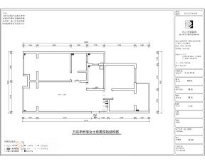 三居室户型平面设计图