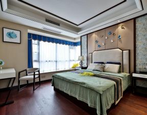  现代中式卧室装修 2020现代中式卧室