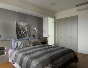 通用时代国际社区134平米三居室现代风格卧室装修效果图