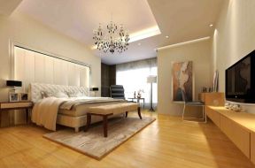 丹轩坊现代简约135平三居室卧室装修案例