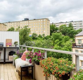 欧式风格高层露台阳台设计图片-每日推荐