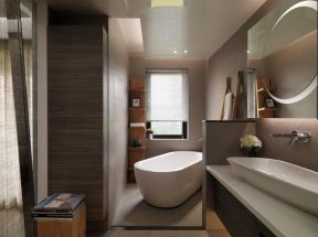 台式风格浴室浴缸装修效果图片