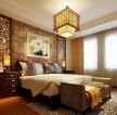 古典中式风格房屋卧室吊顶灯装饰设计图片