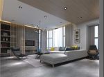 月珑湾豪庭270平米现代简约风格客厅效果图