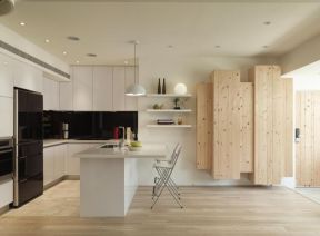 独立小别墅开放式厨房吧台设计图片2023