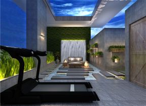 月珑湾豪庭270平米现代简约风格阳台效果图