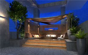 月珑湾豪庭270平米现代简约风格休闲室效果图