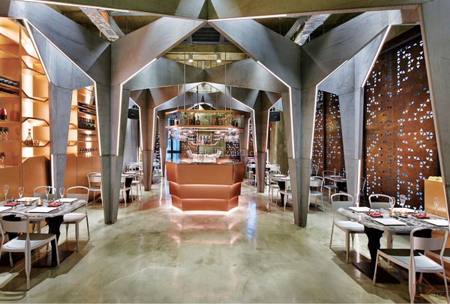 大型酒吧餐厅创意装潢设计效果图一览