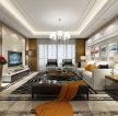东方国际社区现代简约120平三居室客厅装修案例