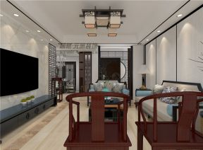 新中式风格客厅设计 2020新中式风格客厅实拍图 