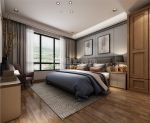 美的林城135平米现代简约卧室装修效果图