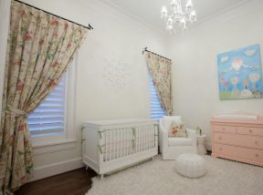 2020婴儿房间布置图片 2020婴儿房白色欧式家具图片