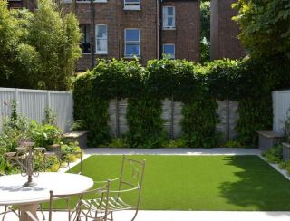 家庭庭院草坪装饰设计效果图