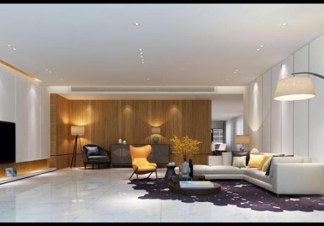 尚东领御260平米四居室现代风格装修效果图