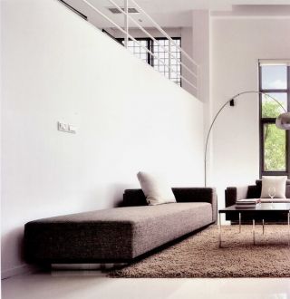现代风格100平米三居室客厅装修设计效果图