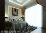 山水黔城110㎡欧式风格卧室装修案例