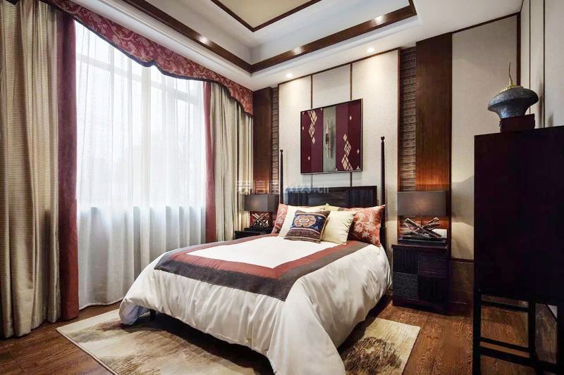 东南亚风格卧室家具设计装饰效果图图片