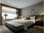 遂宁南滨美景2023现代中式卧室装修效果图 