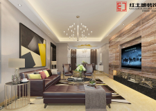 珠海华发世纪城混搭风格三居室180平米设计案例赏析