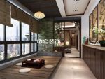 昌茂城邦135㎡新中式三居室装修案例
