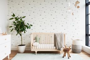 高层住宅婴儿房壁纸装饰设计效果图