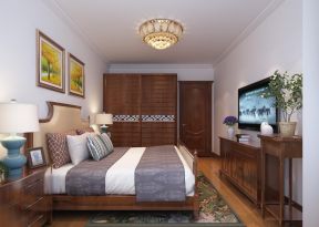 中式风格卧室装修图片 中式风格卧室装修 2020中式风格卧室布置效果图