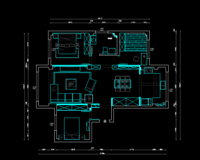 2023三居室户型设计图片
