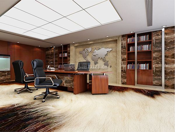 600平米现代风格经理办公室装修图欣赏